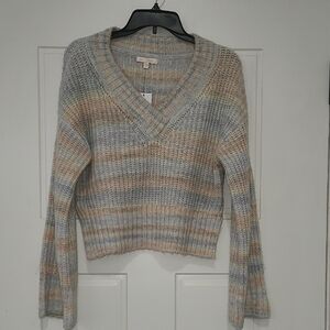 Guess Multicolor V-Neck Sweater NWT